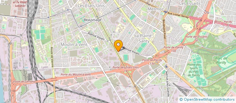 localisation de l'entreprise MONSIEUR SORIBA TOURE  VENISSIEUX