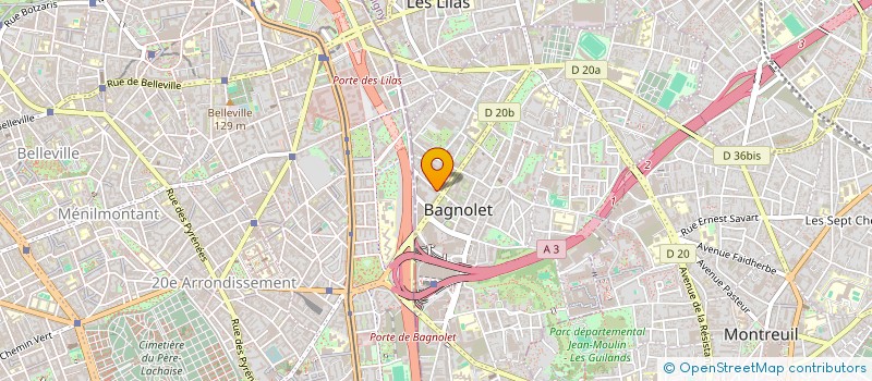 localisation de l'entreprise MONSIEUR SORIKE DANFAKHA à BAGNOLET