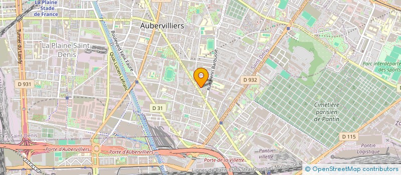 localisation de l'entreprise MONSIEUR SORIKE SOUARE à AUBERVILLIERS