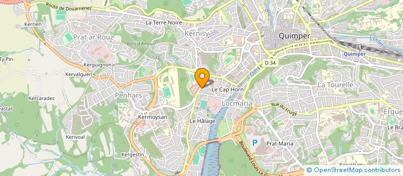 localisation de l'entreprise MONSIEUR SORIN-ALIN DRAGOI  QUIMPER