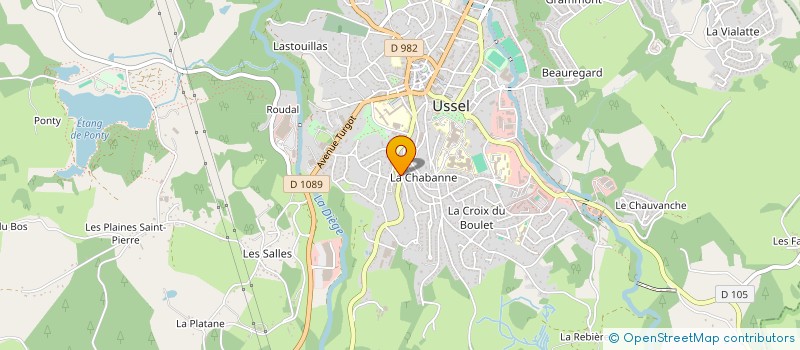 localisation de l'entreprise MONSIEUR SORIN ALIXANDRICA  USSEL