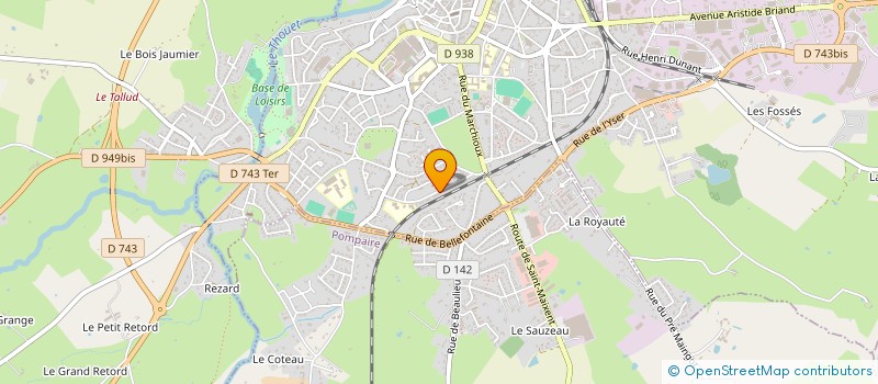 localisation de l'entreprise MONSIEUR SORIN CARPACI  PARTHENAY