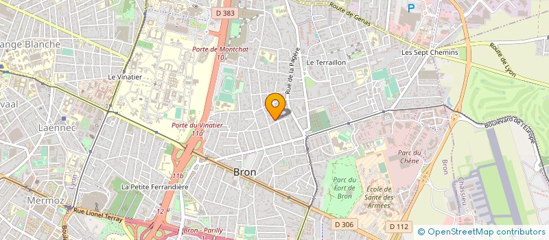 localisation de l'entreprise MONSIEUR SORIN CONSTANTIN  BRON