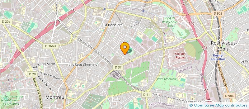 localisation de l'entreprise MONSIEUR SORIN COVACI à MONTREUIL
