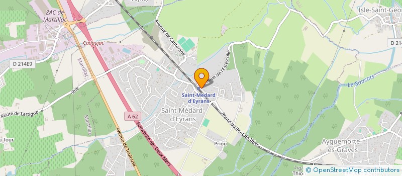 localisation de l'entreprise MONSIEUR SORIN DITU  SAINT-MEDARD-D'EYRANS
