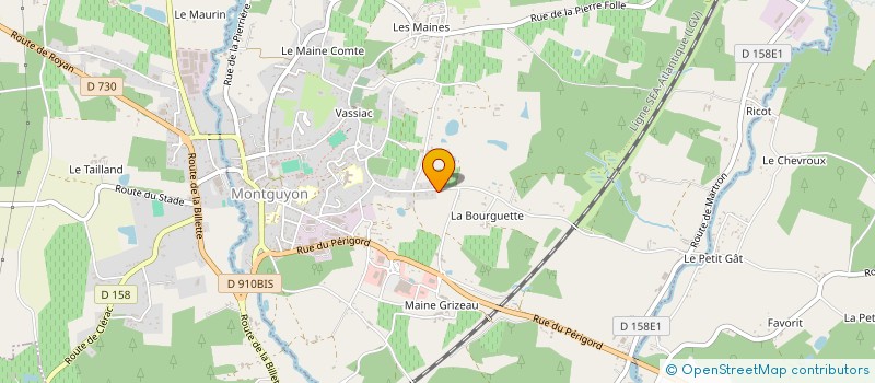 localisation de l'entreprise MONSIEUR SORIN IOJA  MONTGUYON