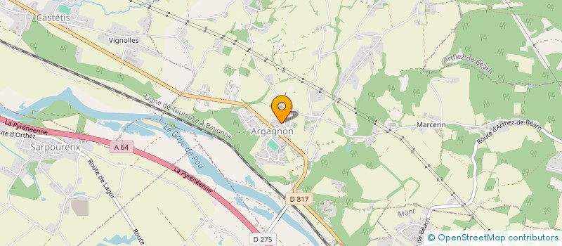 localisation de l'entreprise MONSIEUR SORIN-ION CALIN  ARGAGNON