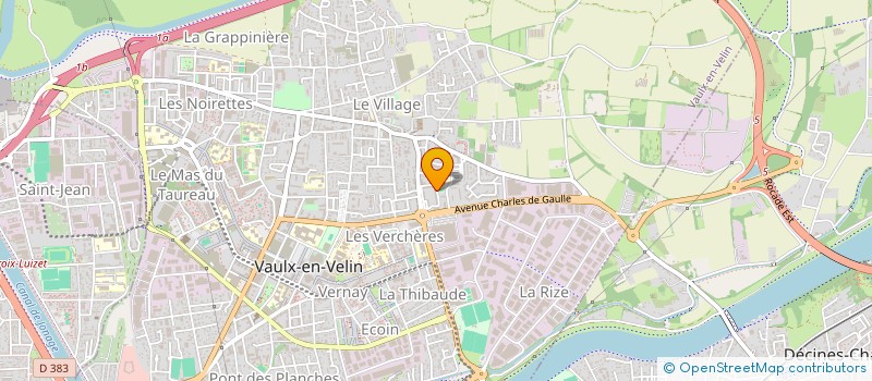 localisation de l'entreprise MONSIEUR SORIN LACATUS  VAULX-EN-VELIN