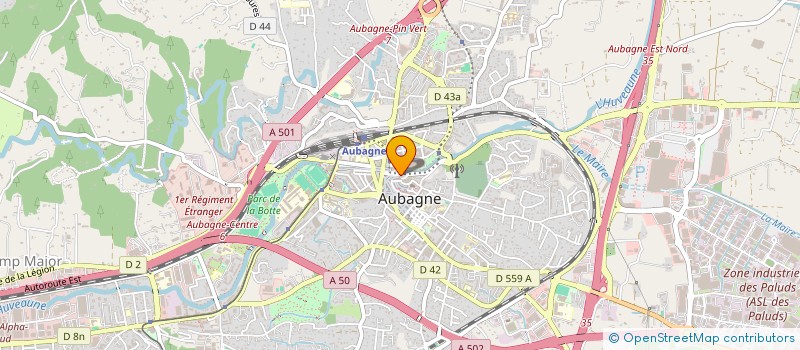 localisation de l'entreprise MONSIEUR SORIN MARES  AUBAGNE