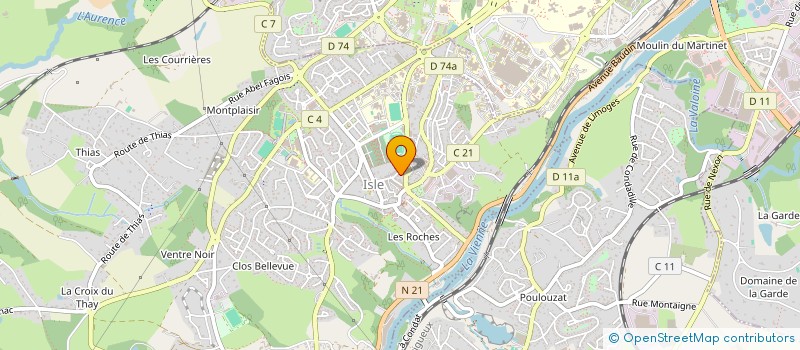 localisation de l'entreprise MONSIEUR SORIN POP à AIXE-SUR-VIENNE