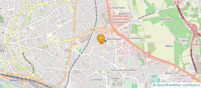 localisation de l'entreprise MONSIEUR SORIN SANDA à BEZIERS