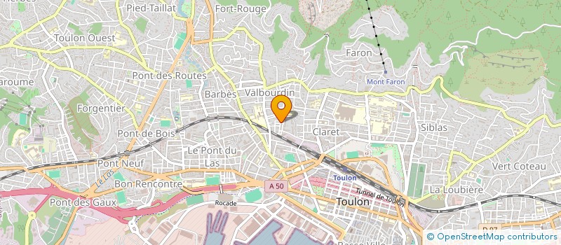 localisation de l'entreprise MONSIEUR SORIN SINTION  TOULON