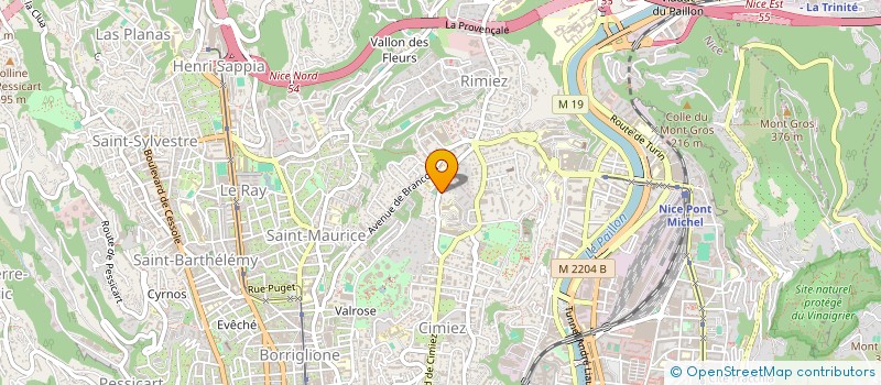localisation de l'entreprise MONSIEUR SORIN VARTOLOMEI à NICE