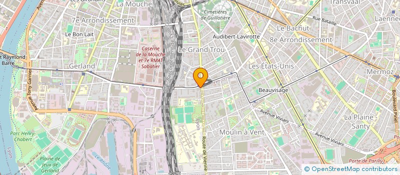 localisation de l'entreprise MONSIEUR SORIN VASILE BACTER  LYON