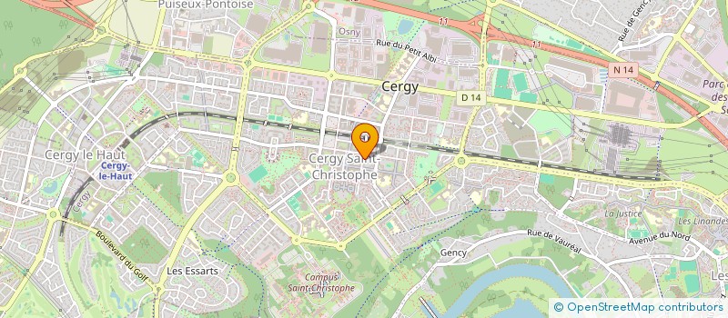 localisation de l'entreprise MONSIEUR SOROBIA KANTE  CERGY