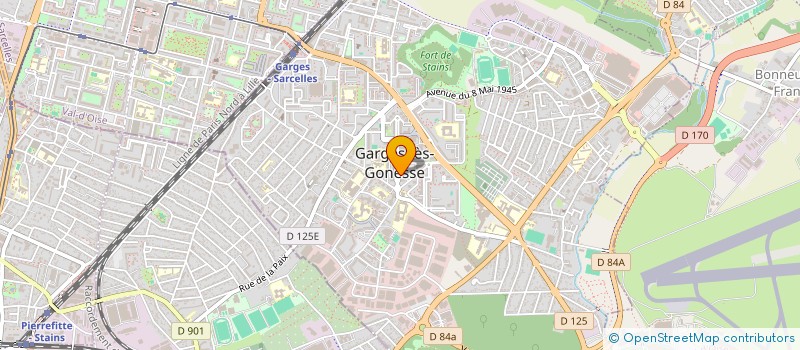 localisation de l'entreprise MONSIEUR SORRY-IBRAHIM COULIBALY  GARGES-LES-GONESSE