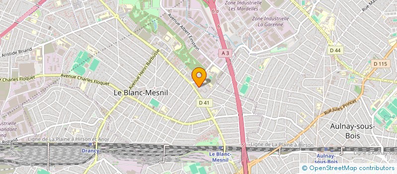 localisation de l'entreprise MONSIEUR SORY OUATTARA à LE BLANC-MESNIL