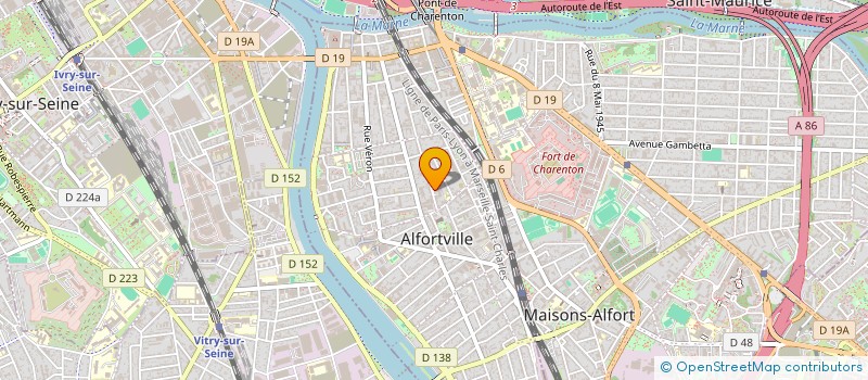 localisation de l'entreprise MONSIEUR SOS MANOUKIAN à ALFORTVILLE