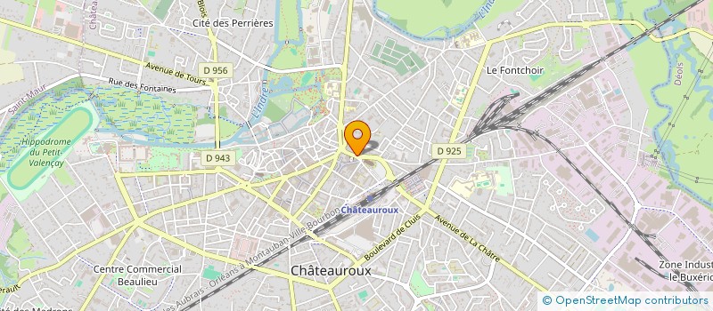 localisation de l'entreprise MONSIEUR SOSEFO GATA à CHATEAUROUX