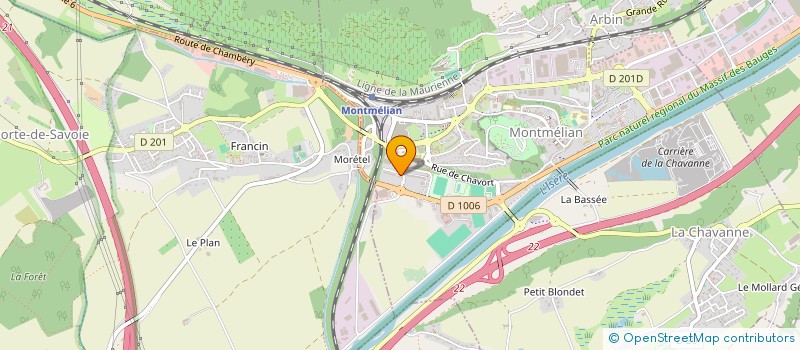 localisation de l'entreprise MONSIEUR SOSO NIKOLAENKO  MONTMELIAN