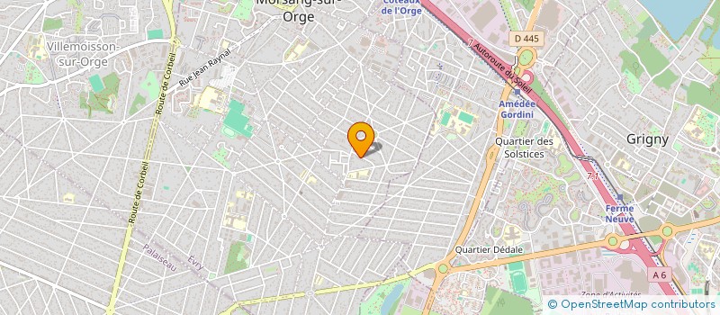 localisation de l'entreprise MONSIEUR SOSSOU ALLAGBE à MORSANG-SUR-ORGE
