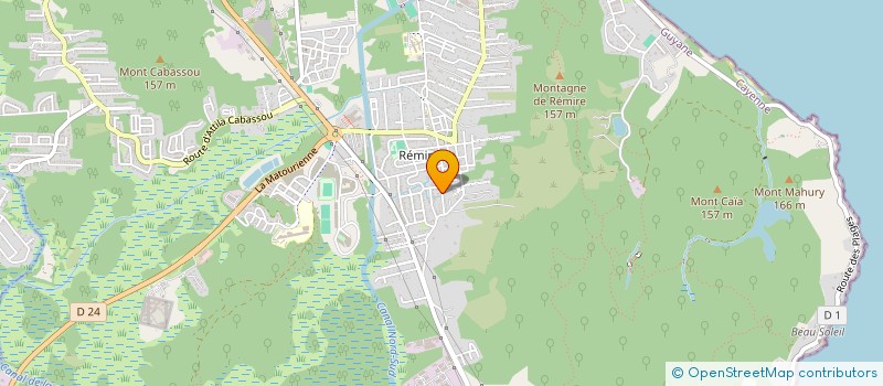 localisation de l'entreprise MONSIEUR SOSTHENE CINCINAT  REMIRE-MONTJOLY