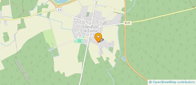 localisation de l'entreprise MONSIEUR SOSTHENE GILLET  VILLENEUVE-LE-COMTE