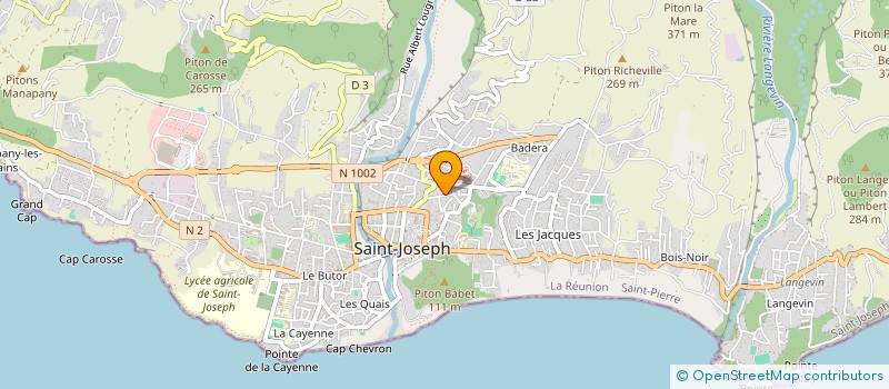 localisation de l'entreprise MONSIEUR SOSTHENE PERROT à SAINT-JOSEPH