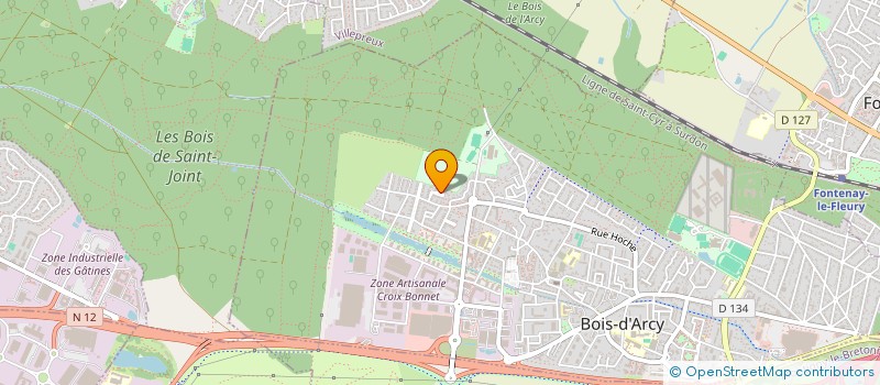 localisation de l'entreprise MONSIEUR SOTHON LIM  BOIS-D'ARCY