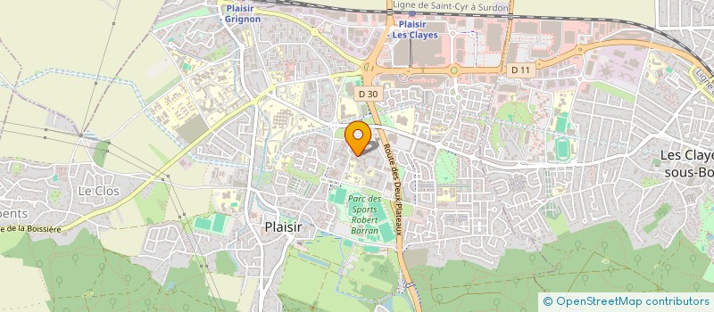 localisation de l'entreprise MONSIEUR SOUAIBOU TOURE  PLAISIR