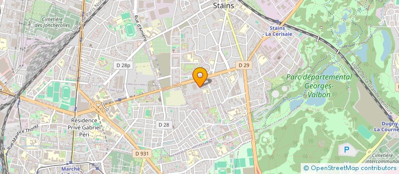 localisation de l'entreprise MONSIEUR SOUALIHO DOSSO à STAINS