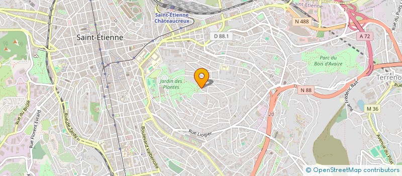 localisation de l'entreprise MONSIEUR SOUALIHO KARAMOKO  SAINT-ETIENNE