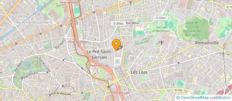 localisation de l'entreprise MONSIEUR SOUALIOU MEITE à LE PRE-SAINT-GERVAIS