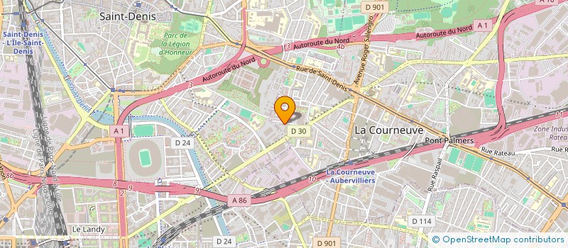 localisation de l'entreprise MONSIEUR SOUARE BAYO à LA COURNEUVE