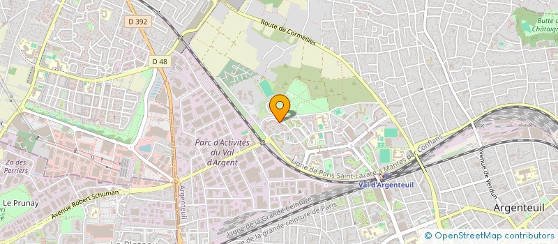 localisation de l'entreprise MONSIEUR SOUAREBA DIABY  ARGENTEUIL