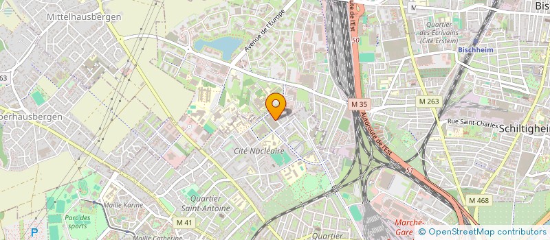 localisation de l'entreprise MONSIEUR SOUAREBA DRAME  STRASBOURG