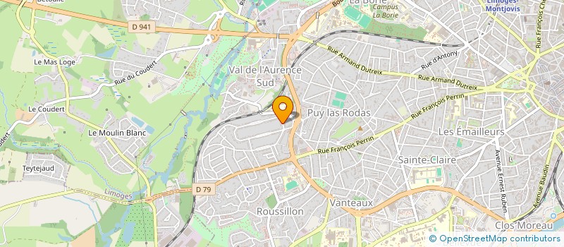 localisation de l'entreprise MONSIEUR SOUAREBA GASSAMA à LIMOGES
