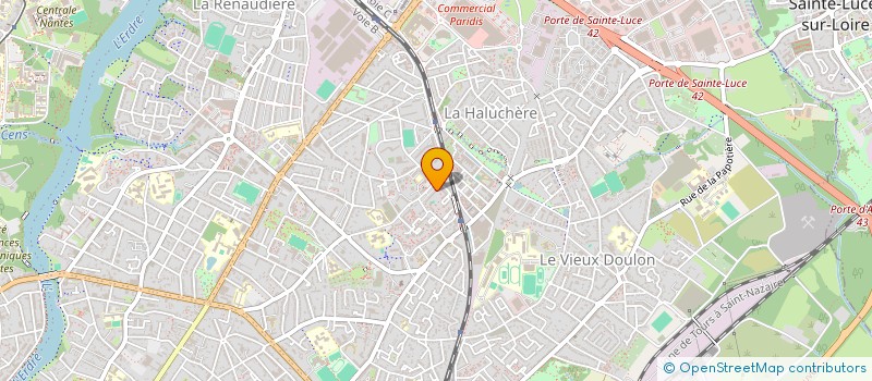 localisation de l'entreprise MONSIEUR SOUAREBA SACKO à NANTES