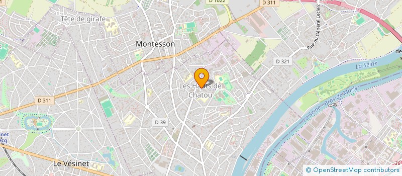 localisation de l'entreprise MONSIEUR SOUAREBA SOUARE  CHATOU