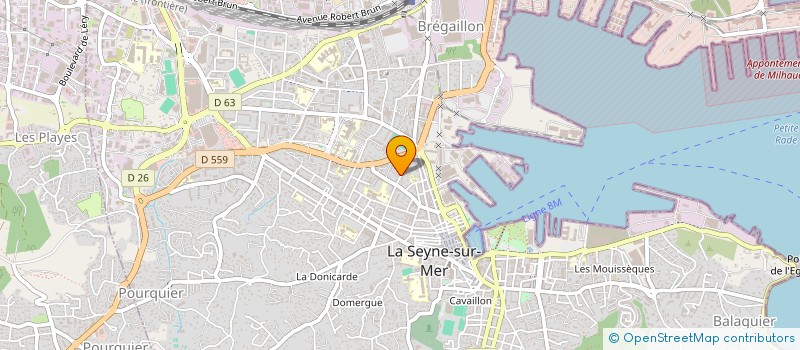 localisation de l'entreprise MONSIEUR SOUBIR KESSIER  LA SEYNE-SUR-MER