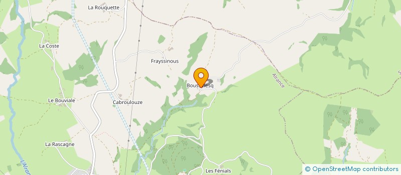 localisation de l'entreprise MONSIEUR SOUBOTAI FOURNIVAL  ALRANCE