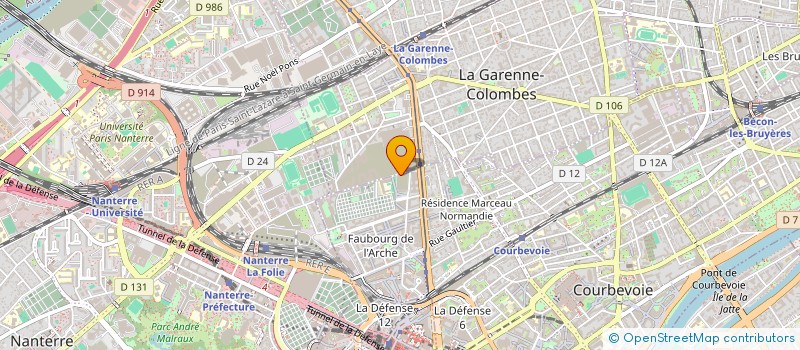 localisation de l'entreprise MONSIEUR SOUDAGAR COLBERT à COURBEVOIE