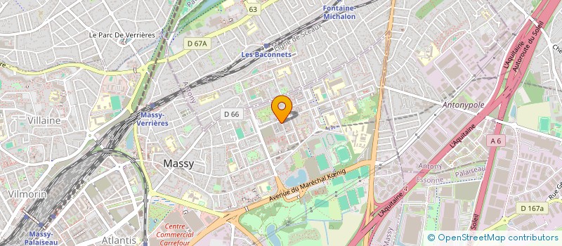 localisation de l'entreprise MONSIEUR SOUFFI BEHILLIL  MASSY