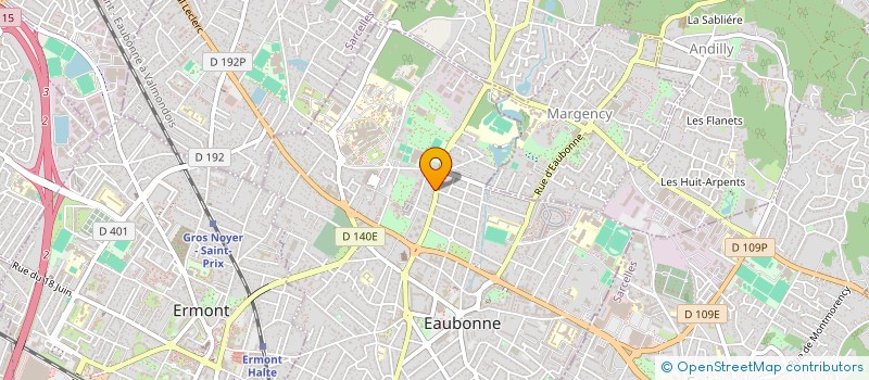 localisation de l'entreprise MONSIEUR SOUFIAN ADRIEN ROJBI à EAUBONNE