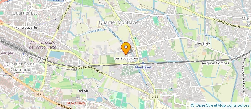 localisation de l'entreprise MONSIEUR SOUFIAN BAHA  CHATEAURENARD