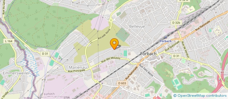 localisation de l'entreprise MONSIEUR SOUFIAN BOUHAJRA  FORBACH