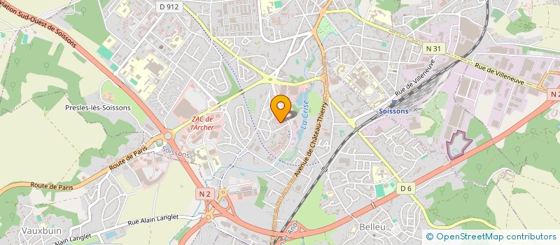 localisation de l'entreprise MONSIEUR SOUFIAN EL FAKHRI à SOISSONS