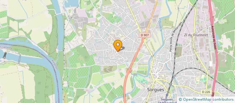 localisation de l'entreprise MONSIEUR SOUFIAN EL MOUSSAOUI OUNIA  SORGUES