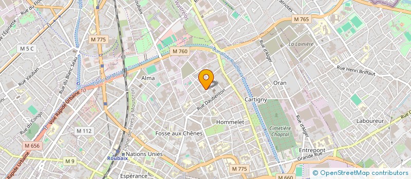 localisation de l'entreprise MONSIEUR SOUFIAN ELUAMARI  ROUBAIX