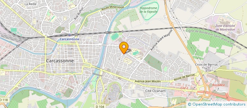 localisation de l'entreprise MONSIEUR SOUFIAN GUENDAF à CARCASSONNE